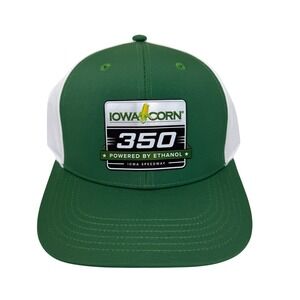 NWT NASCAR Iowa Corn 350 Green and White Hat Limited Edition June 2024 Inaugural